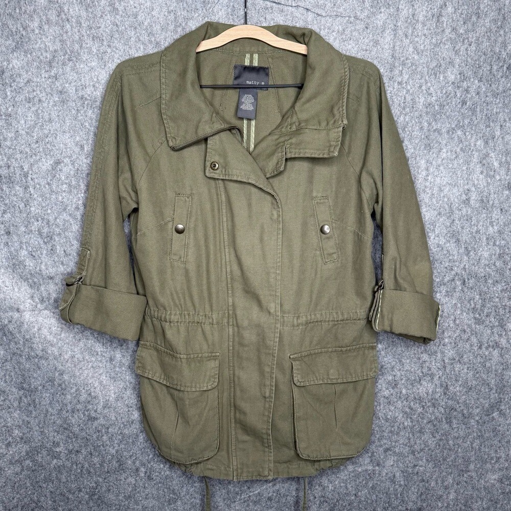 Matty M Women's Anorak Utility Jacket- Sz‎ M